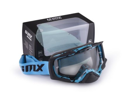 IMX DUST GRAPHIC BLUE/BLACK MATT brýle - sklo DARK SMOKE + CLEAR